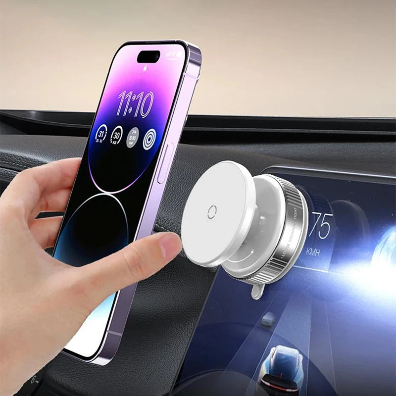 MagGrip Flex 360° Universal Magnetic Phone Mount — Vacuum Suction for Car, Desk & Bathroom