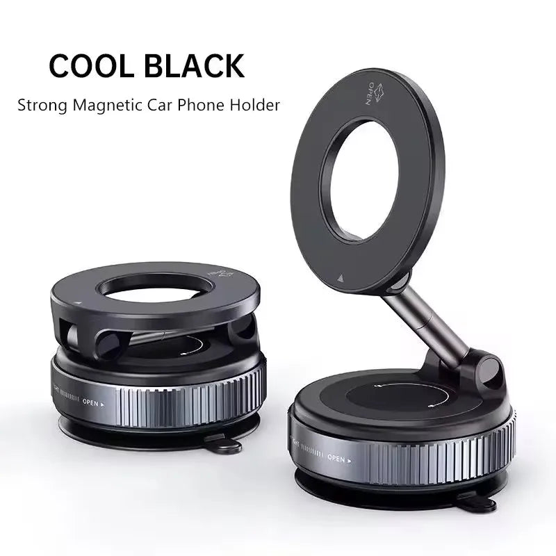 MagGrip Flex 360° Universal Magnetic Phone Mount — Vacuum Suction for Car, Desk & Bathroom