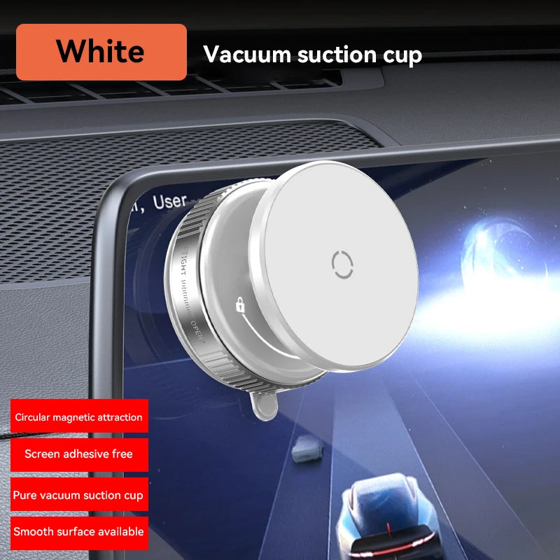MagGrip Flex 360° Universal Magnetic Phone Mount — Vacuum Suction for Car, Desk & Bathroom