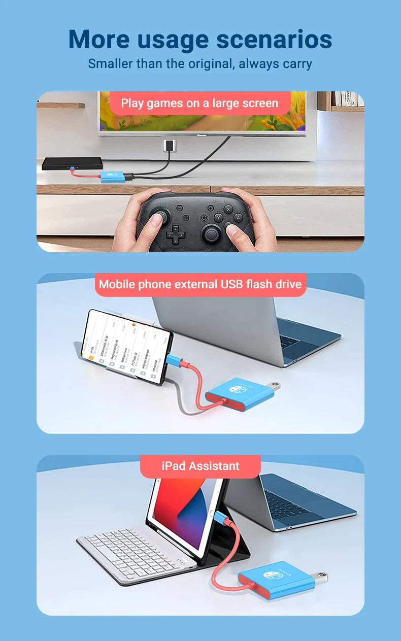 HubX 3-in-1 USB-C Hub — 4K HDMI, 100W PD Charging + USB 3.0 for MacBook, iPad & Switch